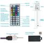 LED Strip Lights 32.8ft, ALSEYE 5050 RGB 300 LEDs Color Changing LED Tape Lights with 44 Keys IR Remote and 12V Power Supply, Flexible Light Strips Kit for Bedroom, Bar, Home Lighting Decoration