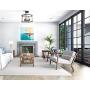 Farmhouse Metal Drum Ceiling Light with Hemp Rope Semi Flush Mount for Dining Room 4-Light 15.7“