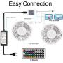 Daybetter 5050 RGB Flexible Color Changing Remote Control Led Strip Lights - 65.6ft