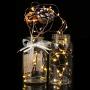 TenSteed Fairy String Lights, 2 Pack Fairy Lights Battery Operated 7.2 ft 20 LED Mini String Lights Waterproof Copper Wire Firefly Starry Lights for Wedding Bedroom Party Christmas Decor(Warm White)