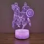 Spiderman Night Light for Kids Table Spiderman Lamp Christmas Present, 3D LED Illusion Lamp for Boys Bedroom Room Decoration, Remote Control Nightlight and Touch Light up (Spiderman Light)