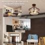 Tangkula Semi Flush Mount Ceiling Light, 3-Light Close to Ceiling Light with Bubble Glass Lampshade, Hanging Pendant Ceiling Light for Living Room, Dining Room, Kitchen (Black) Tangkula Semi Flush Mount Ceiling Light, 3-Light Close to Ceiling Light with Bubble Glass Lampshade, Hanging Pendant Ceiling Light for Living Room, Dining Room, Kitchen (Black)