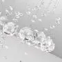 Modern Crystal Chandelier Rain Drop Lighting Fixture (5 Lights)