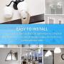G25 Globe Light Bulbs, 8 Pack LED Vanity Light 5000K Daylight for Bathroom Vanity Makeup Mirror,Winshine LED Bedroom Lights E26 Medium Screw Base 5W 60W Equivalent,500LM, Non-dimmable