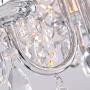 APBEAMLighting Crystal Ceiling Fan Light 5 Reversible Wood Blades Modern Chandelier 3 Speeds with Remote Control for Living Room Dining Room 52 Inches