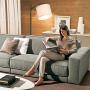 Befano Floor Lamps for Living Room, Bright Tall Lamp with Treadle-Operated, Ajustable 360°Lampshade and Modern Long Lifespan Energy-Saving Floor Lamps for Bedroom, Office
