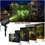 NUÜR Laser Projector Light with 24 Festive Patterns for Christmas & Party, IP65 Waterproof Projection Lamp with Remote Control & Timer Function for Indoor & Outdoor Use