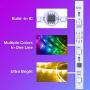 Dreamcolor Led Strip Lights, Charkee 32.8ft Rainbow Color Changing Led Strip, Multicolor Flexible Rope Light, Light Strip Remote for Bedroom, Home, Living Room