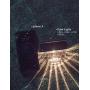 Solar Deck Lights Outdoor Lighting Decorative Backyard Fence Post Wall Patio, 4 Packs