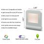 Plug in LED Night Light with Smart Dusk to Dawn Sensor, MAZ-TEK Multi-Color Changeable Nightlights, Energy Efficient Night Lamp for Bedroom, Baby Room, Kitchen, Hallway, Stairway, 2 Pack