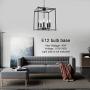Lucidce 5 Light Foyer Chandelier Black Farmhouse Lantern Light Fixture Dining Room Lighting Fixtures Hanging Ceiling