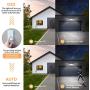 Motion Sensor Light Outdoor, FURANDE LED Security Lights with 3 Adjustable Heads, 42W 6000K 4000LM Super Bright Outdoor Flood Light, IP65 Waterproof for Pathway, Garage, Front Door and Yard