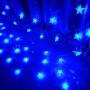 HUGSVIK 25Ft 50 LED Blue Star Lights for Bedroom,8 Modes Battery Operated Blue Christmas Lights, LED Star String Lights for Christmas Wedding Party Bedroom Kids Bed Canopy Camping Patio Umbrella