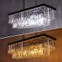 Wellmet 9-Light Crystal Chandelier 34.5 inch, Contemporary Modern Chandeliers Adjustable for Living Room, Dining Room, Pool Table Light, Kitchen Island Lighting
