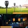 YoungPower Landscape Solar Torch Lights, Waterproof Flickering Flames Torches Lights Outdoor Solar Flame Lights Decoration Lighting Dusk to Dawn Auto On/Off Security Light for Deck Yard Driveway, 2P