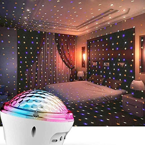 Star Projector Night Light, COSANSYS LED Lights for Bedroom Room with 4 Modes and Timer Setting, for Baby Children Indoor