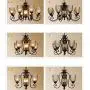 Wall lamp Pineapple Lamp American Style Chandelier Living Room Lamp Dining Room Lamp Master Bedroom Lamp Country Retro Pastoral Wrought Iron 3 Chandeliers, 5 Chandeliers, 8 Chandeliers, 9 Chandeliers