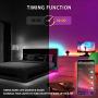 LANGSA LED Strip Lights, Bluetooth Remote Control, RGBW Color Changing Rope Lights, Sync to Music, Stronger Adhesive Tape, LED Tape Lights for TV, Bedroom, Party, Holiday Decoration (32.8ft/10M)…