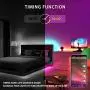 LANGSA LED Strip Lights, Bluetooth Remote Control, RGBW Color Changing Rope Lights, Sync to Music, Stronger Adhesive Tape, LED Tape Lights for TV, Bedroom, Party, Holiday Decoration (32.8ft/10M)…