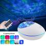 Night Projector Light for Bedroom | AOGVNA 8 Lighting Modes Remote Control Bluetooth Ocean Wave Projection Light for Baby & Kids Adults Bedroom Living Room Decoration