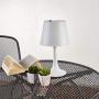 Solar Table Lamp Outdoor Indoor for Living Room Bedroom Patio Modern Decorative Solar Bedside Desk Lamp 2 Lighting Mode White