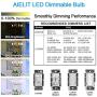 AIELIT B11 Light Bulb Dimmable, Bright White 5000K, 4W Candle LED Bulbs 40 Watt Equivalent, E26 Candelabra Filament Bulb for Bedroom Living Room Kitchen Chandelier, Ceiling Fan, Pendant Lights, 8 Pcs