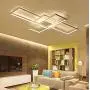 LED Living Room Dining Room Flush Mount Ceiling Light Fixtures Ceiling Hanging Lighting Dimmable Remote Acrylic Chandeliers Modern Designer 3 Rectangle Hotel Lobby Kitchen Bedroom Decor Ceiling Lamp