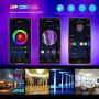 Smart LED Strip Lights 33.5 ft WiFi Smart Phone APP Controlled, 300LEDs Waterproof IP66 & Music SYNC LED Lights Strip, Working with Alexa & Google Assistant for Christmas Room,TV,Kitchen,Party