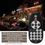 1000W Wireless RF Outdoor Dimmer Switch, Outdoor Dimmer,Remote Control Dimming Controller - 100FT Range Max /IP65 Waterproof/Dimming for LED String Lights with 8 Brightness Mode, Memory Function