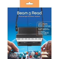 Beam n Read LED 6m Hands-Free Craft Light; Extra Wide & Extra Bright Light from 6 LEDs