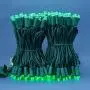 Green Wide Angle LED Christmas Lights, 66 Ft 200 LED UL Certified Commercial Grade 5mm Holiday String Light, End to End Connectable Indoor & Outdoor Green Wire Lights Set (Green) Green Wide Angle LED Christmas Lights, 66 Ft 200 LED UL Certified Commercial Grade 5mm Holiday String Light, End to End Connectable Indoor & Outdoor Green Wire Lights Set (Green)