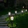 Solar Pathway Lights Outdoor, KOOPER Solar Lights Outdoor, 6 Pack Metal IP65 Waterproof Bright LED Solar Lights for Walkway Garden Yard Patio Decoration, White Light Solar Pathway Lights Outdoor, KOOPER Solar Lights Outdoor, 6 Pack Metal IP65 Waterproof Bright LED Solar Lights for Walkway Garden Yard Patio Decoration, White Light