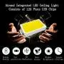 Airand Ceiling Light LED 3000K Flush Mount 18W Ceiling Lights Fixture 9.5 Round LED Ceiling Lamps for Kitchen, Hallway, Bathroom, Stairwell, 1650LM, Waterproof IP44, 80Ra (Warm White）