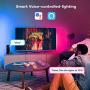 Homeyard Led Strip Lights 32.8FT LED Light for Bedroom WiFi RGB Light Strips Work with Alexa Google Assistant Remote APP Control Music Sync Rope Light Color Changing for Home Kitchen Tv Party DIY