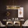Siljoy X-Shape Crystal Chandelier Modern Led Pendant Lighting Gold Hanging Light Fixture with Metal Body Clear Shade for Dining Room Living Room Kitchen Island 40.5 Inches