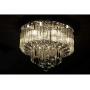 Modern K9 Crystal Raindrop Chandelier Lighting Flush Mount LED Ceiling Light Fixture Pendant Lamp for Dining Room Bathroom Bedroom Living Room (Crystal Ceiling light2)