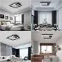 CHYING Square LED Ceiling Light, Modern Flush Mount Ceiling Lamp Acrylic Chandelier Lights Fixture 15.76 in 24W 6500K Cool White 80Ra+ with 190Pcs LED Chips Without Flicker for Living Room, Bedroom CHYING Square LED Ceiling Light, Modern Flush Mount Ceiling Lamp Acrylic Chandelier Lights Fixture 15.76 in 24W 6500K Cool White 80Ra+ with 190Pcs LED Chips Without Flicker for Living Room, Bedroom