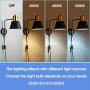 Modern Swing Arm Wall Sconce Plug in or Hardwired, Black Industrial Wall Lights with Cord for Bedroom, Living Room Modern Swing Arm Wall Sconce Plug in or Hardwired, Black Industrial Wall Lights with Cord for Bedroom, Living Room