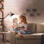 LEPOWER Metal Desk Lamp, Adjustable Goose Neck Architect Table Lamp with On/Off Switch, Swing Arm Desk Lamp with Clamp, Eye-Caring Reading Lamp for Bedroom, Study Room &Office (Sandy Black)
