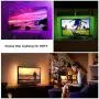 Nexlux Led Strip Lights, 9.8ft Black USB LED Strip Lights TV Backlight Kit 20 Colors TV Lights 5050 LEDs Bias Lighting with 44-Key IR Remote Controller for 46 inch~65 inch HDTV PC Monitor Home Theater