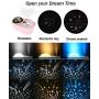 Starry Night Light Projector with Humidifier, Digital Display 360° Rotating Starry Sky Night Projector, As Gifts for Birthday Party Bedroom for Kids Adults