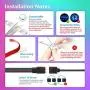 Nexillumi 20 ft LED Lights for Bedroom with Remote Color Changing LED Strip Lights