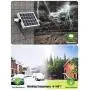 ENGREPO Solar Lights Outdoor Adjustable Pendant Light Auto On/Off Dusk to Dawn with Remote Control for Yard, Garden, Corridor, Warehouse, Garage. Black