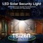 Solar Lights Outdoor,Dimunt 120 LED Wireless Led Solar Motion Sensor Lights Outdoor, 3 Heads 270. Wide Angle with 3 Lighting Modes, IP65 Waterproof Solar Security Lights for Front Door Yard Garage