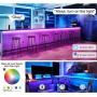 Smart LED Strip Lights 33.5 ft WiFi Smart Phone APP Controlled, 300LEDs Waterproof IP66 & Music SYNC LED Lights Strip, Working with Alexa & Google Assistant for Christmas Room,TV,Kitchen,Party