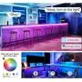 Smart LED Strip Lights 33.5 ft WiFi Smart Phone APP Controlled, 300LEDs Waterproof IP66 & Music SYNC LED Lights Strip, Working with Alexa & Google Assistant for Christmas Room,TV,Kitchen,Party