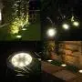 Solar Ground Lights - 8 Led Solar Garden Lights Outdoor Waterproof Sidewalk Disk Lights Solar Powered Landscape Lighting for Lawn Patio Pathway Yard Deck Walkway Flood Lights (12 Packs Warm White) Solar Ground Lights - 8 Led Solar Garden Lights Outdoor Waterproof Sidewalk Disk Lights Solar Powered Landscape Lighting for Lawn Patio Pathway Yard Deck Walkway Flood Lights (12 Packs Warm White)
