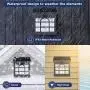 Westinghouse Wireless Linkable Intelligent Solar Motion Sensor Lights Outdoor,LED Light 1200 Lumens Retro Design Security Wall Lights for Front Door,Yard,Patio Driveway Garage Porch Pathway (2 Pack) Westinghouse Wireless Linkable Intelligent Solar Motion Sensor Lights Outdoor,LED Light 1200 Lumens Retro Design Security Wall Lights for Front Door,Yard,Patio Driveway Garage Porch Pathway (2 Pack)