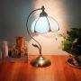 Tiffany Table Lamp Cover Colored Glass Lamp Shade Mediterranean Style Lampshade for Table Lamp Bedroom Dining Room (026)