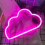 LED Neon Signs for Wall Decor,USB or Battery Decor Light,Neon Light for Bedroom,LED Neon Decorative Lights for Christmas,Party,Girls Living Room (Pink)